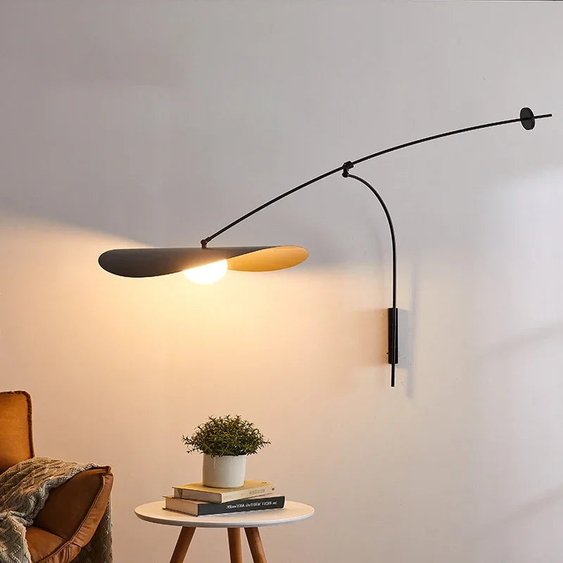 Applique murale LED à bras long réglable style nordique