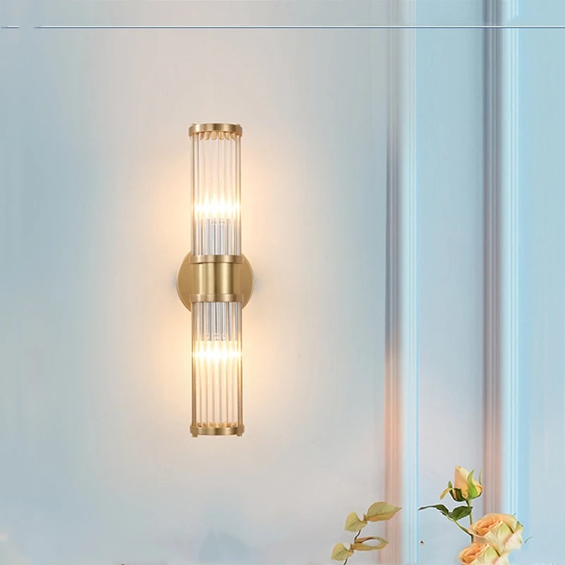 Applique murale moderne en cristal de luxe