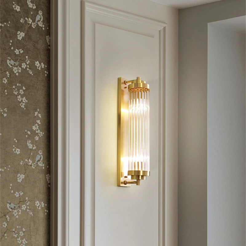 Applique murale moderne en cristal de luxe