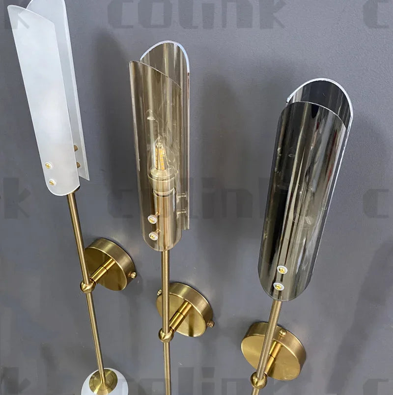 Applique Murale en Verre au Design Nordique Moderne