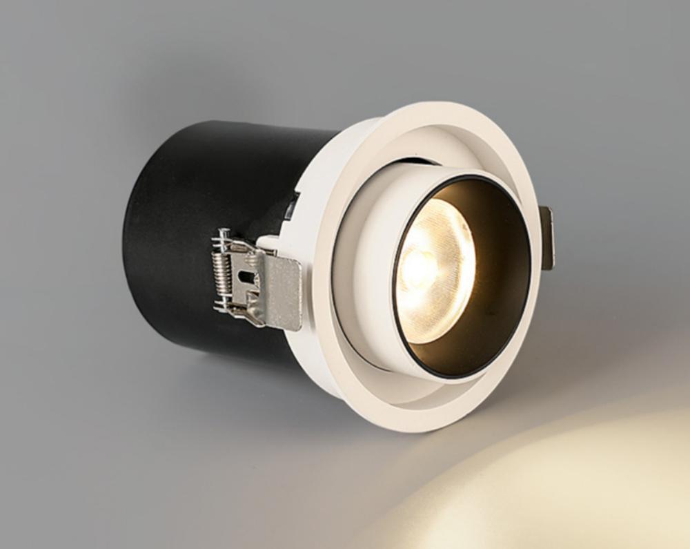 Spot Lumineux LED Encastrable en Aluminium Rotatif,