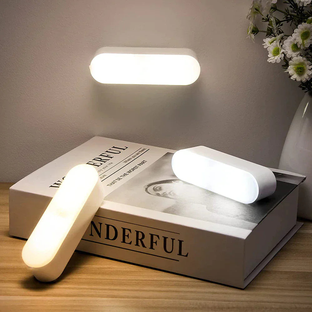 Applique LED sans fil rechargeable avec détecteur