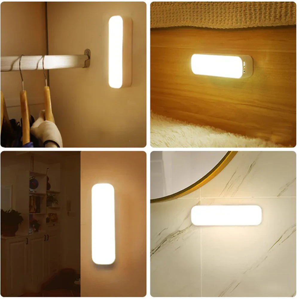 Applique LED sans fil rechargeable avec détecteur