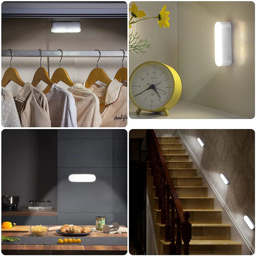 Applique LED sans fil rechargeable avec détecteur