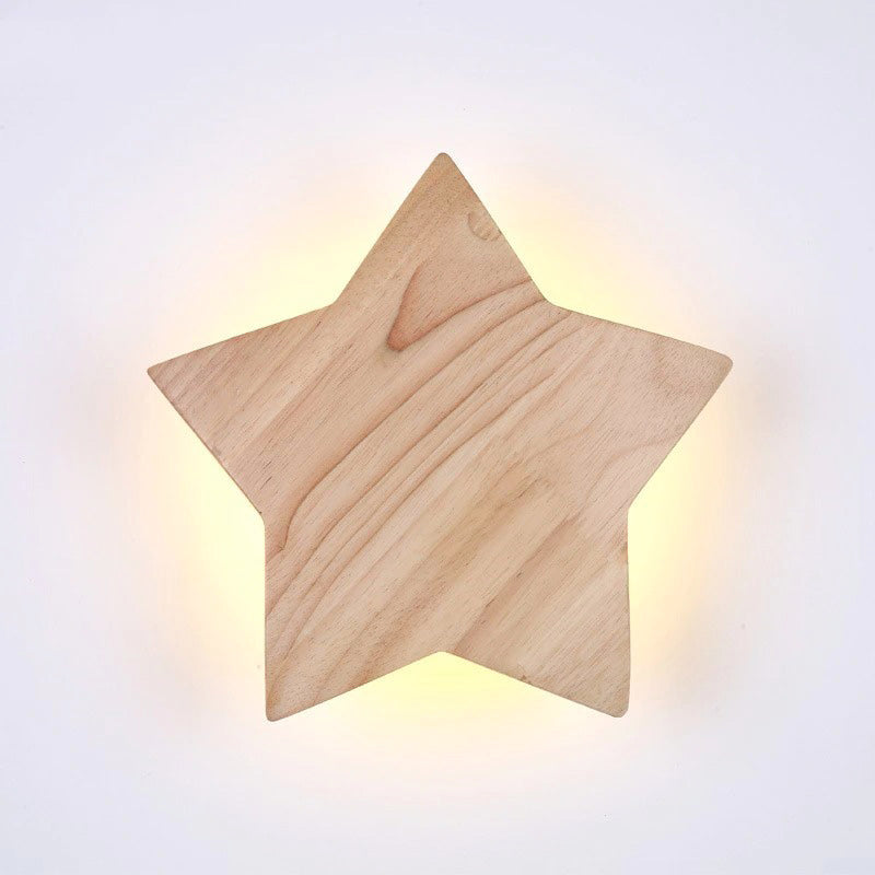 Applique murale chambre enfant étoile en bois Maison et jardin Mon Applique