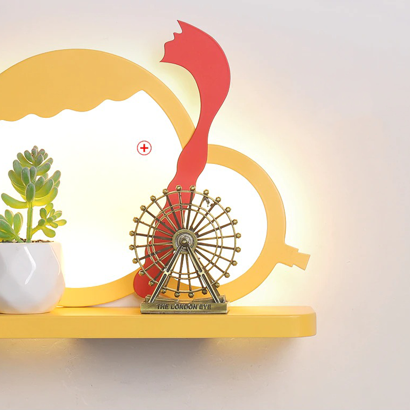 Applique murale chambre enfant LED dessin animé Maison et jardin Mon Applique