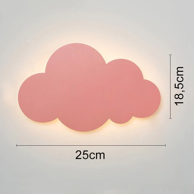 Applique murale chambre enfant nuage métallique Maison et jardin Mon Applique