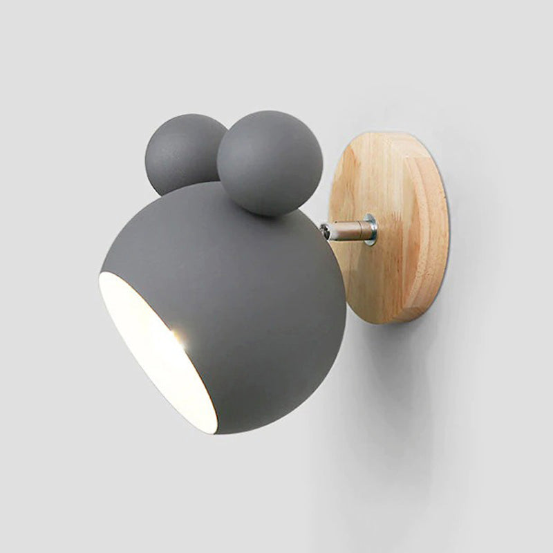 Applique murale chambre enfant tête de lit mickey Maison et jardin Mon Applique Gris Sans