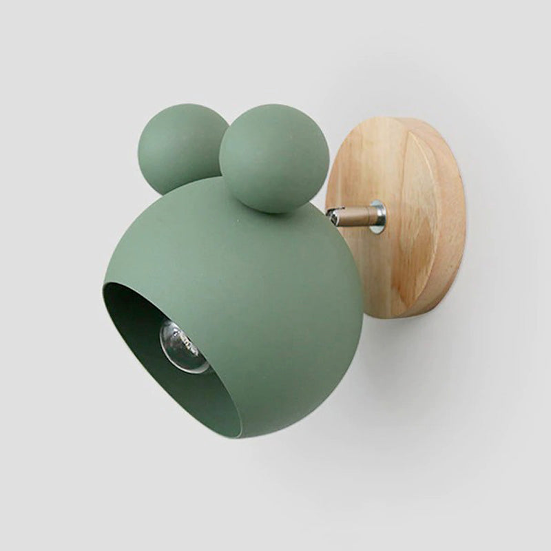 Applique murale chambre enfant tête de lit mickey Maison et jardin Mon Applique Vert Sans