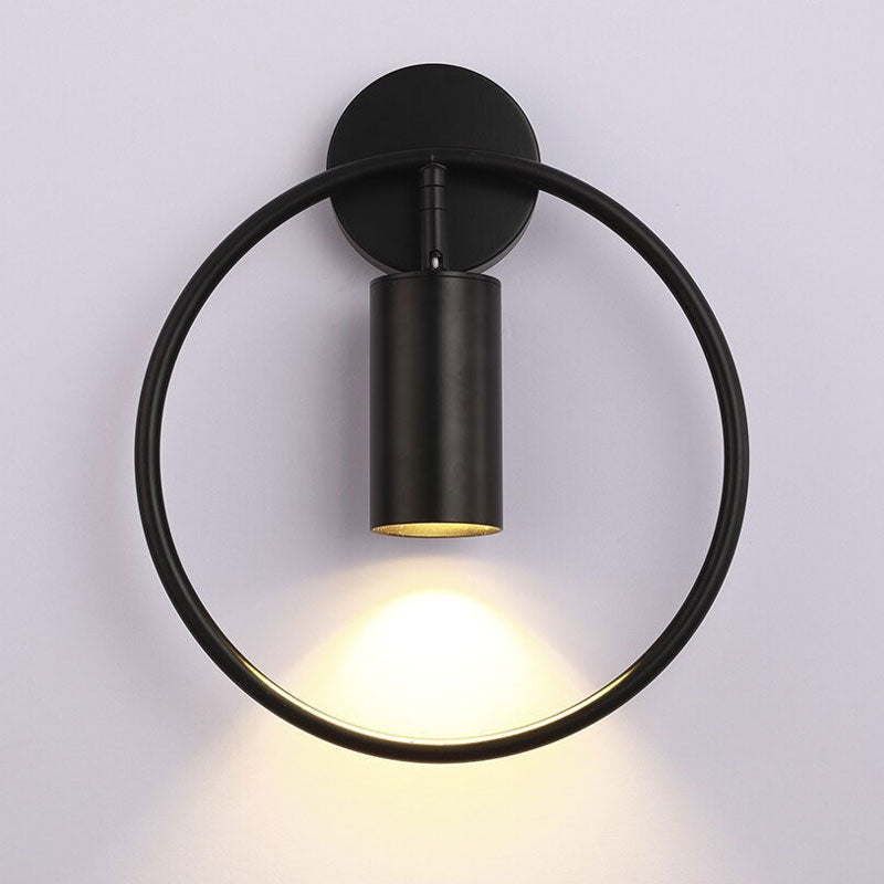 Applique murale design LED circulaire luxe Maison et jardin Mon Applique Noir