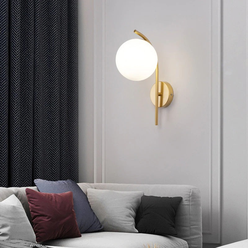 Applique murale design LED minimaliste en forme de lune Maison et jardin Mon Applique