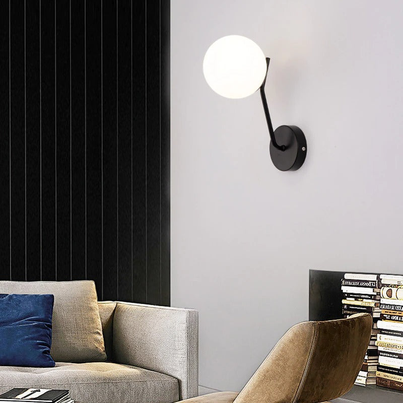 Applique murale design LED minimaliste en forme de lune Maison et jardin Mon Applique
