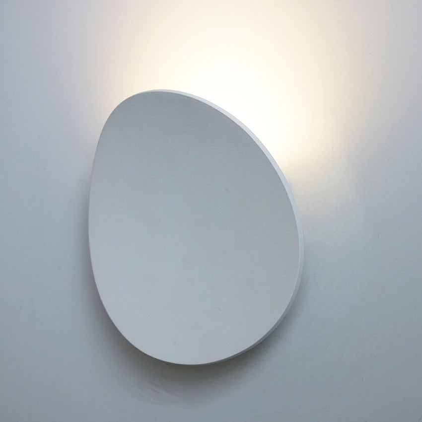 Applique murale design minimaliste en forme de langue circulaire Mon Applique Blanc