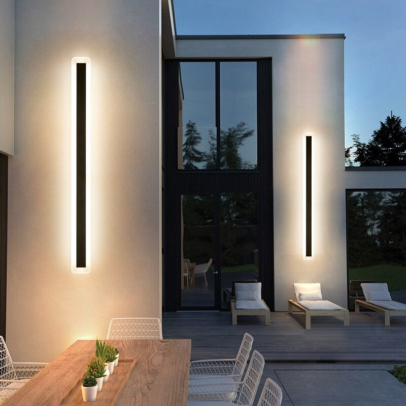 Applique murale extérieur LED bande minimaliste Mon Applique 80cm