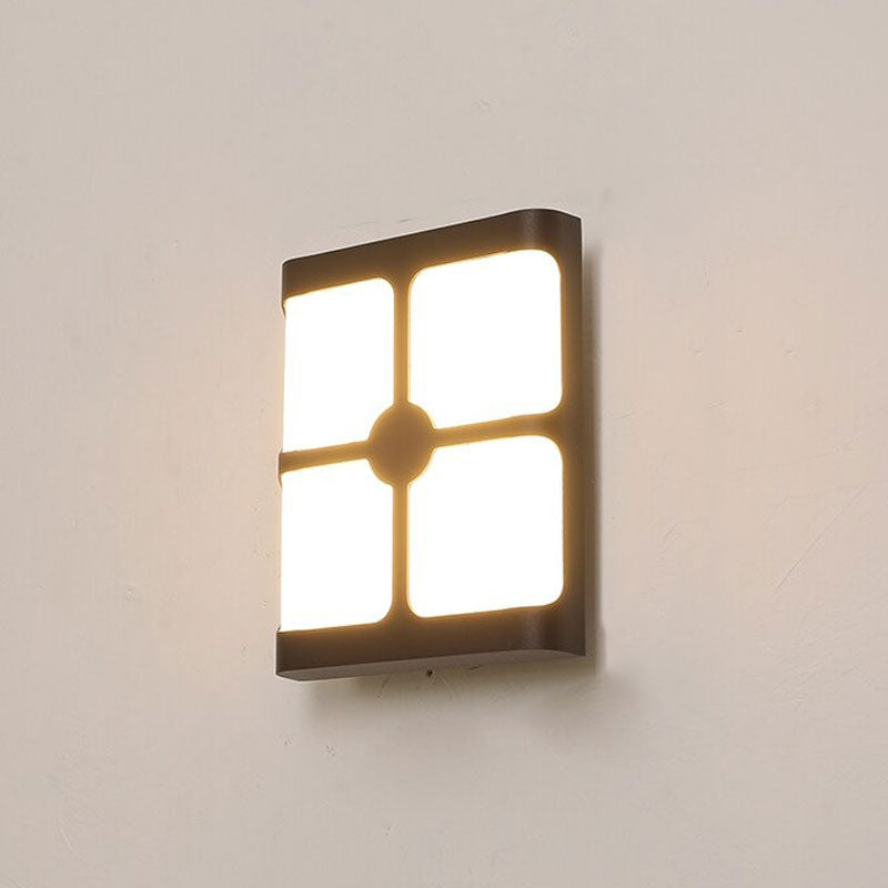 Applique murale extérieure LED design moderne noire Mon Applique F