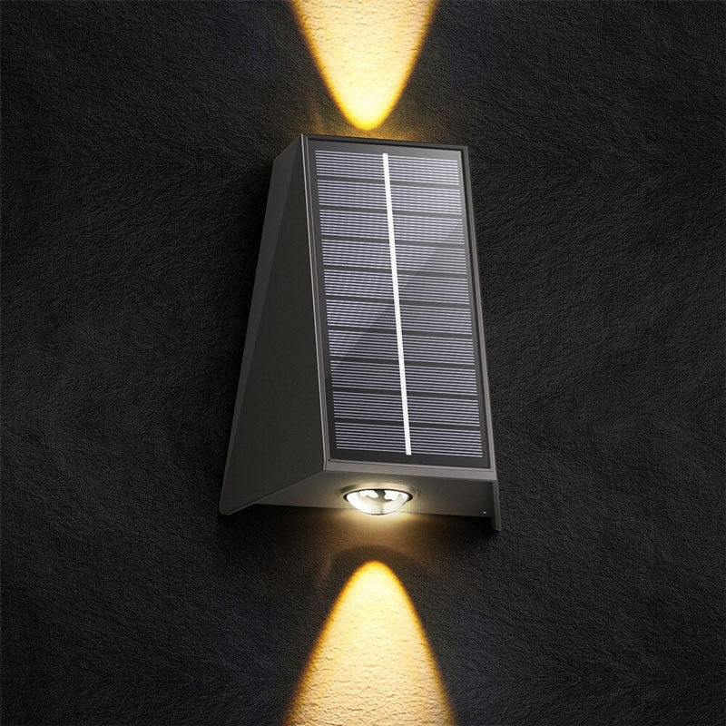 Applique murale extérieure LED solaire diamant Mon Applique 2 LED