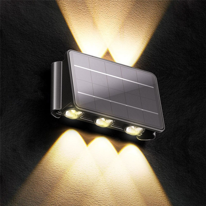 Applique murale extérieure LED solaire diamant Mon Applique 5 LED