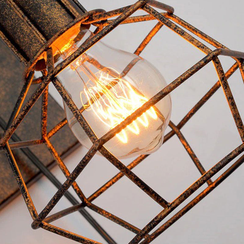 Applique murale industrielle suspendue poulie de levage Mon Applique