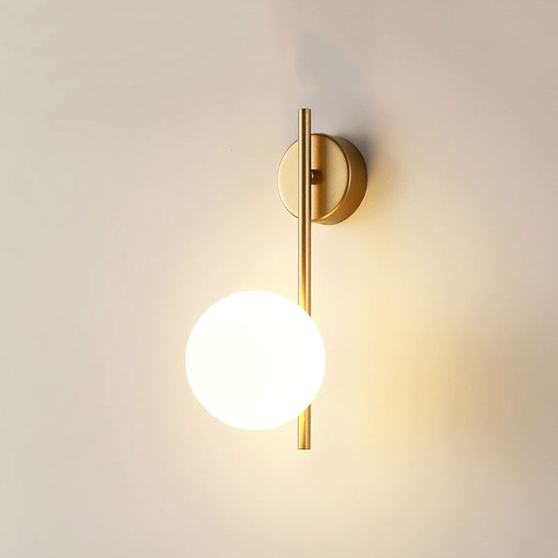 Applique murale design LED dorée en forme de lune Maison et jardin Mon Applique F