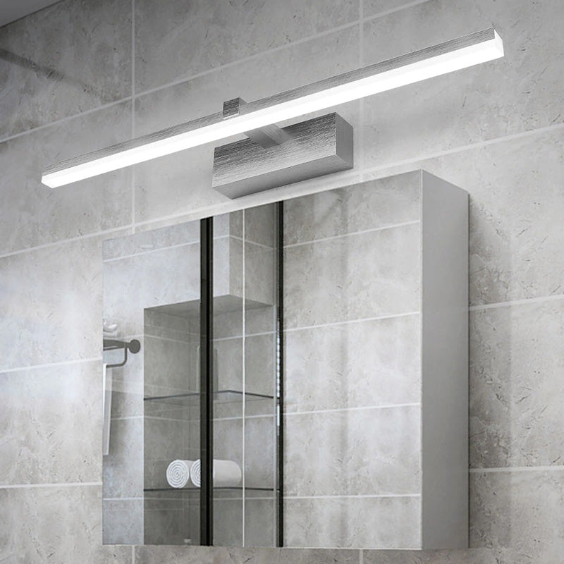 Applique murale salle de bain LED aluminium brossé Maison et jardin Mon Applique Acier 40cm 8W