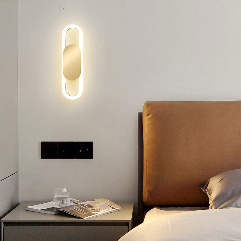 Applique murale moderne LED minimaliste au design circulaire Maison et jardin Mon Applique Chaude