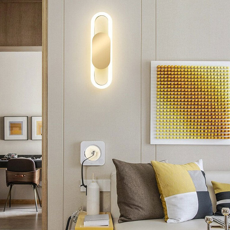 Applique murale moderne LED minimaliste au design circulaire Maison et jardin Mon Applique