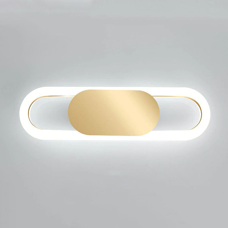 Applique murale moderne LED minimaliste au design circulaire Maison et jardin Mon Applique Froide