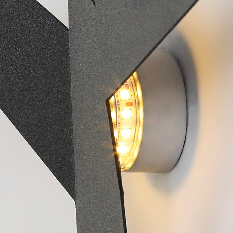 Applique murale moderne LED en forme d'oiseau métallique Mon Applique