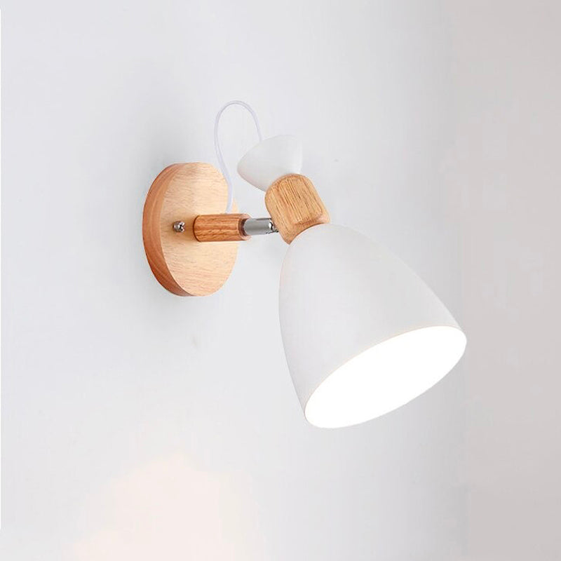 Applique murale bois scandinave orientable Mon Applique Blanc