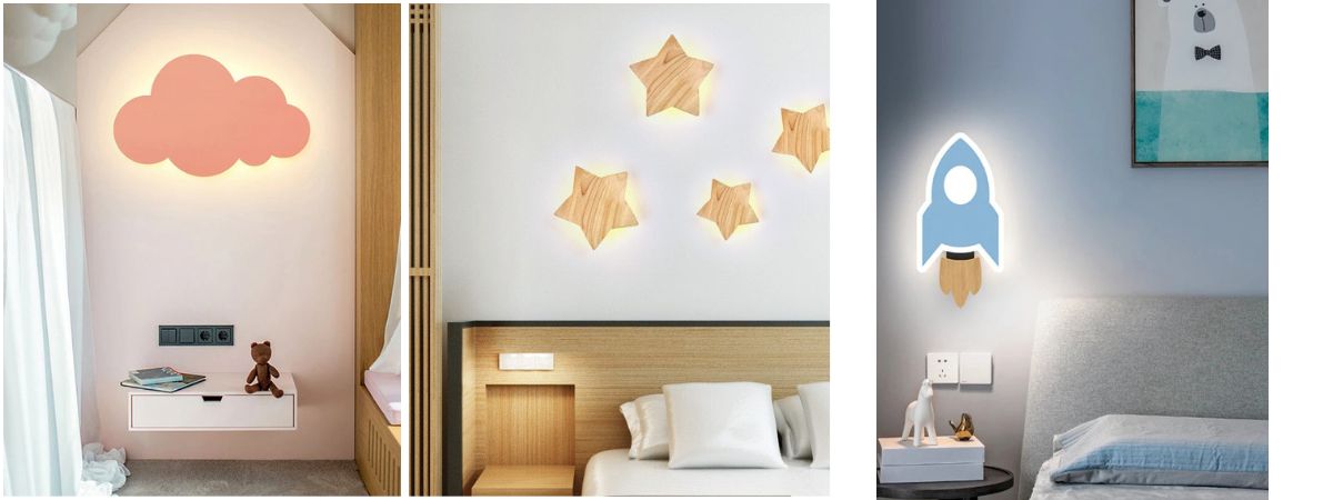 Veilleuse ou applique murale pour la chambre de votre enfant ? – Mon