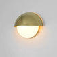 Applique murale LED de style rétro européen en or