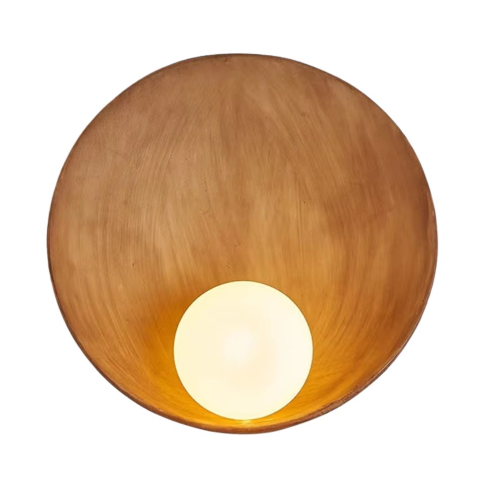 Applique Murale En Résine Et Verre Forme Coquille