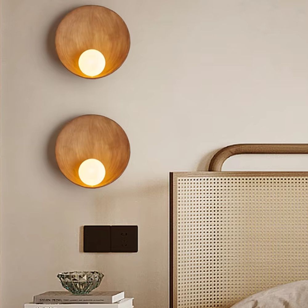 Applique Murale En Résine Et Verre Forme Coquille