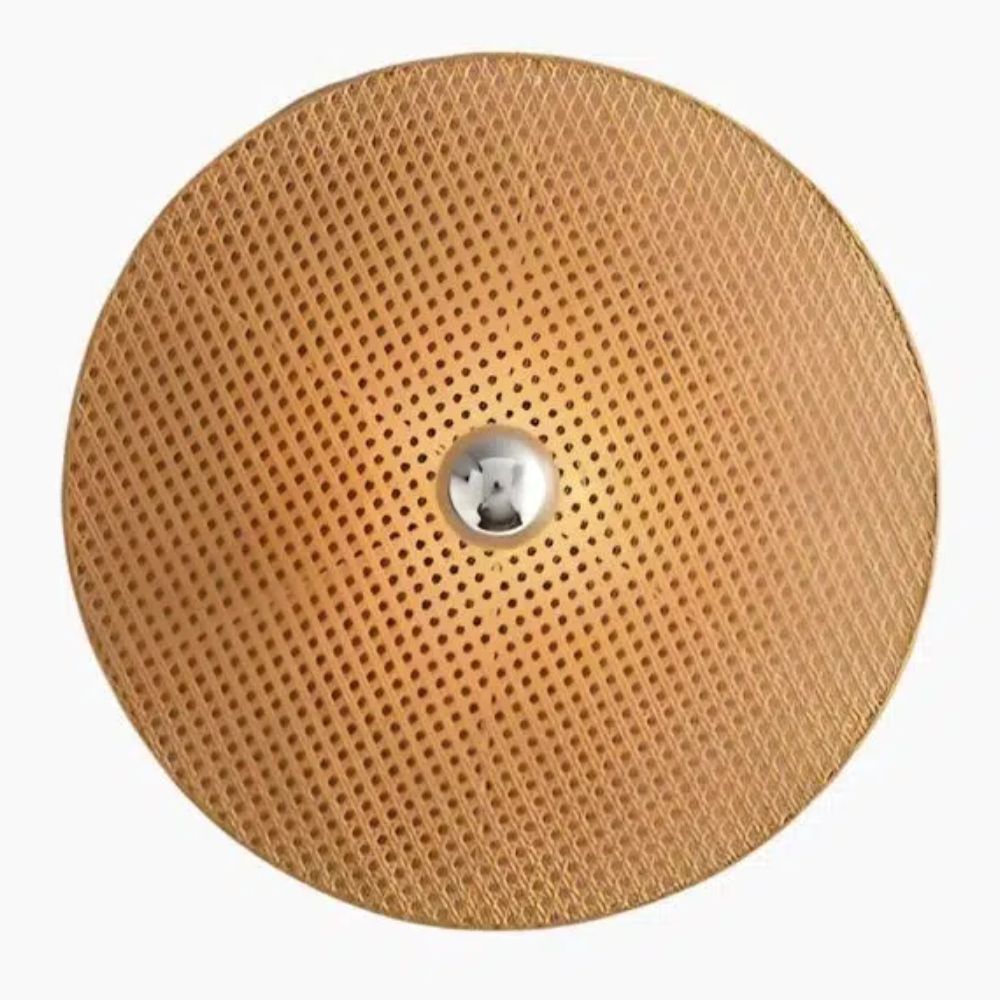 Applique Murale en Bambou Doré Contemporain