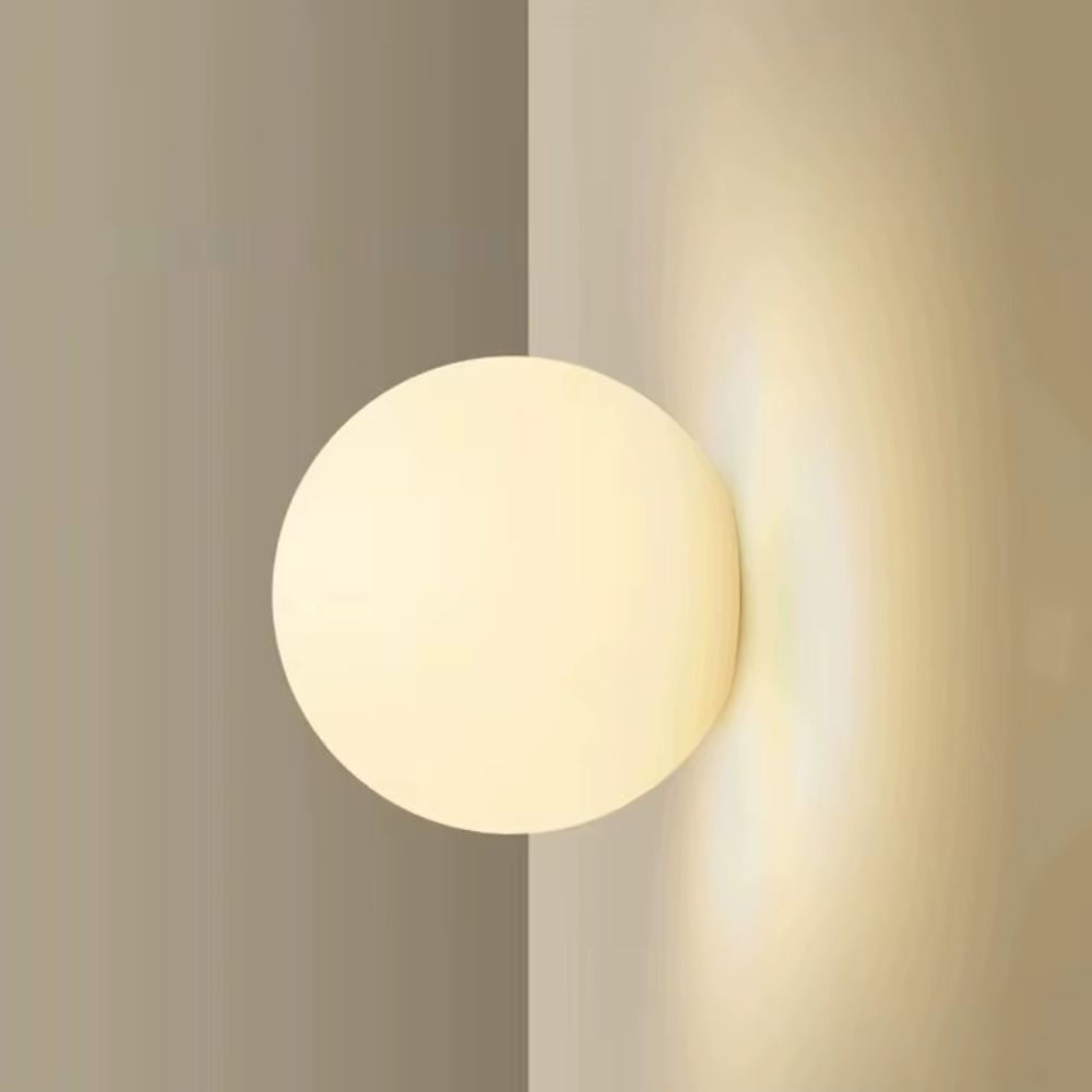 Applique Murale en Verre Givré Moderne