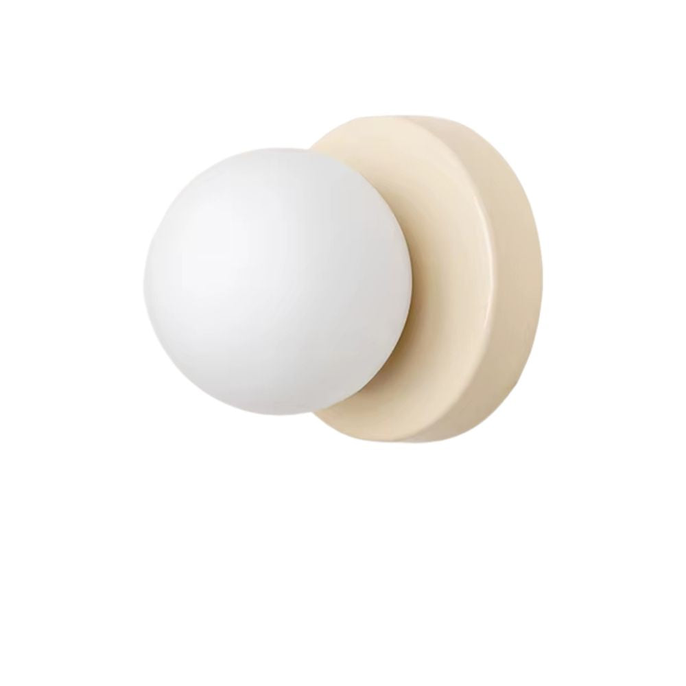 Applique Murale en Verre et Métal Macaron