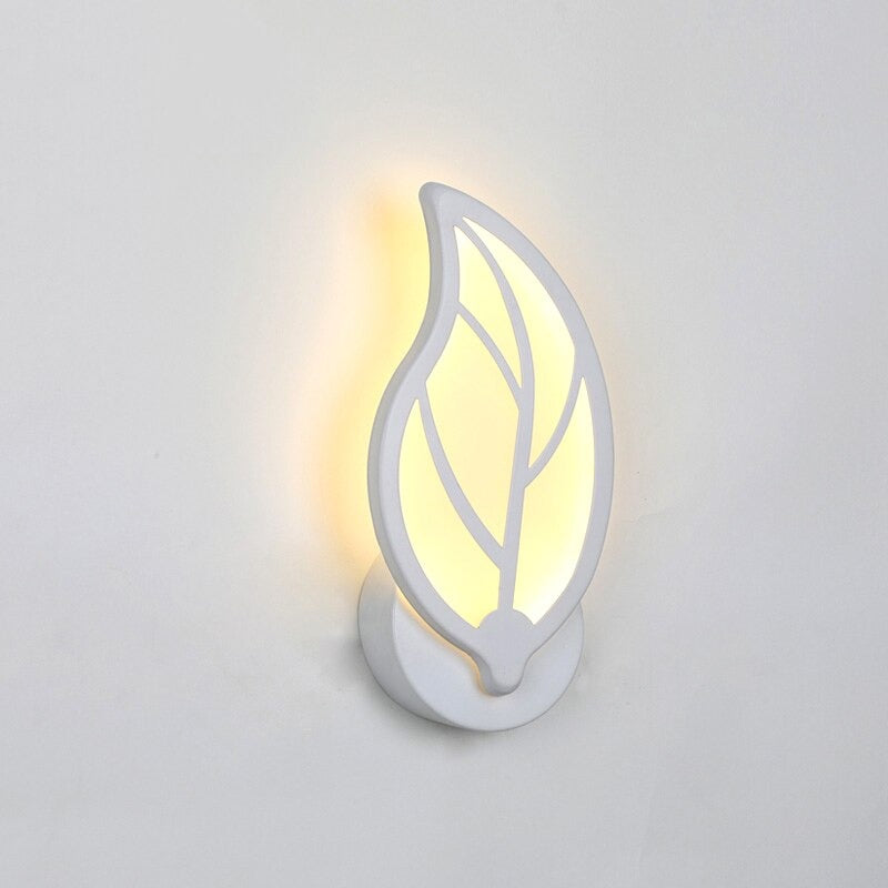 Applique murale chambre enfant LED forme moderne Maison et jardin Mon Applique Feuille Sans 