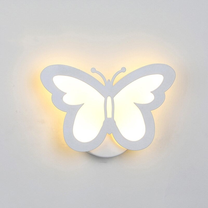 Applique murale chambre enfant LED forme moderne Maison et jardin Mon Applique Papillon Sans 