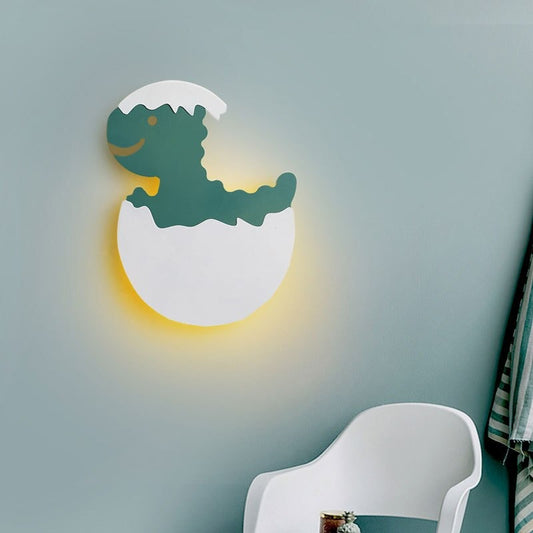Applique murale chambre enfant LED en forme d'oeuf Maison et jardin Mon Applique Dinosaure  