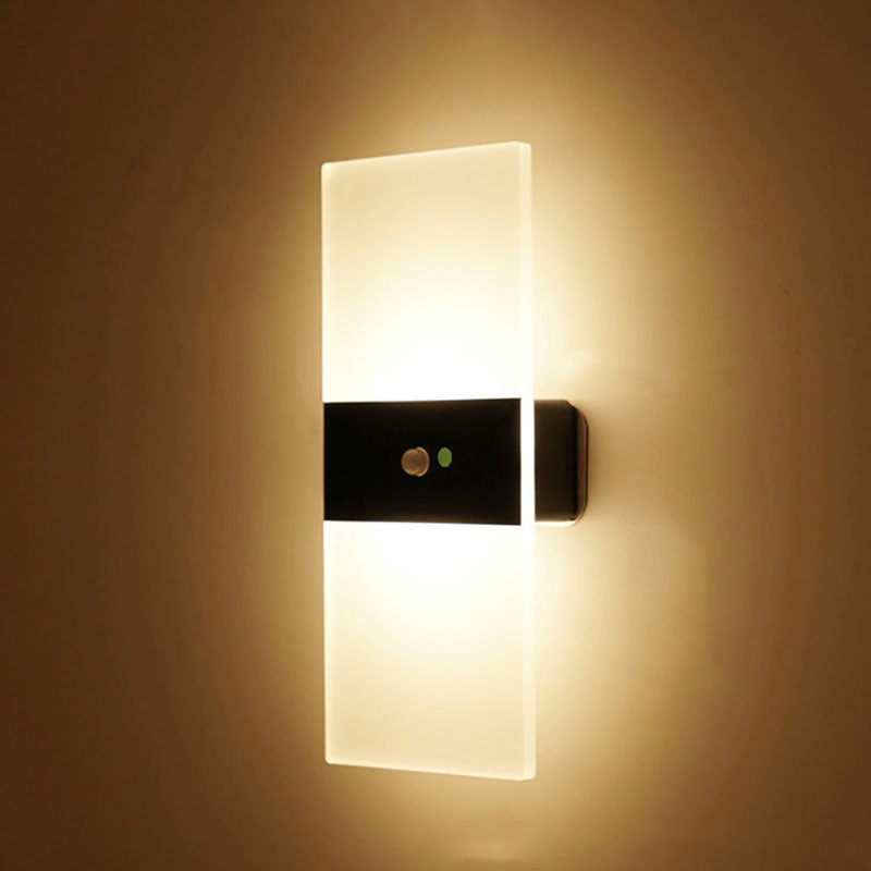 Applique Murale LED au Design Minimaliste Moderne, Luminaire
