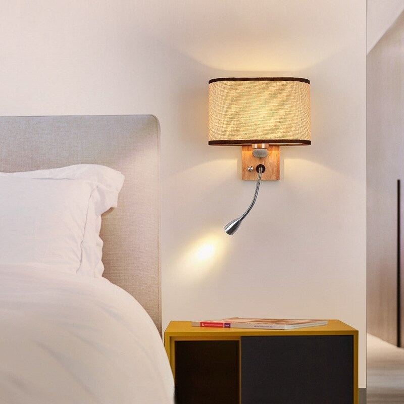 Applique liseuse LED avec interrupteur idéale pour tête de lit