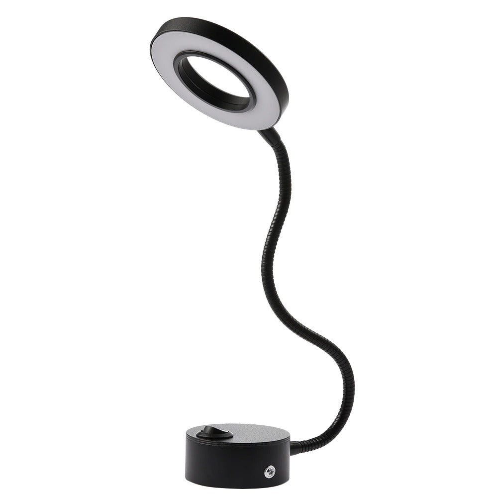 Applique murale LED liseuse ronde  Mon Applique Noir Froide 